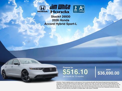 New 2026 Honda Accord Sport image 7
