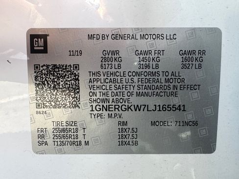 Used 2020 Chevrolet Traverse LT FWD image 16