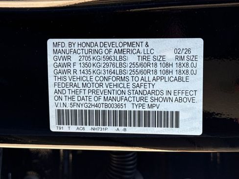 New 2026 Honda Pilot EX-L image 28