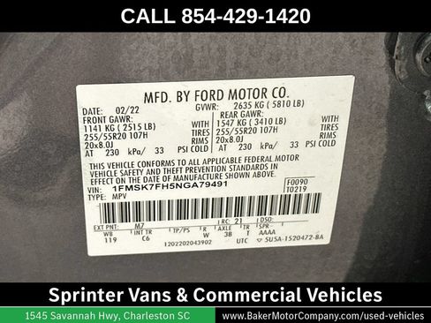Used 2022 Ford Explorer Limited RWD image 35