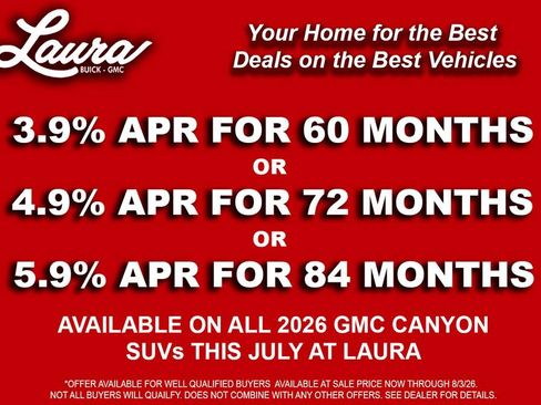 New 2026 GMC Canyon AT4 w/ Nightfall Essentials Package AWD/4WD image 4