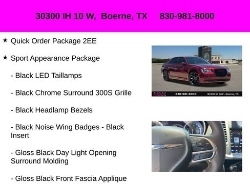 Used 2023 Chrysler 300 Touring w/ Sport Appearance Package RWD image 10