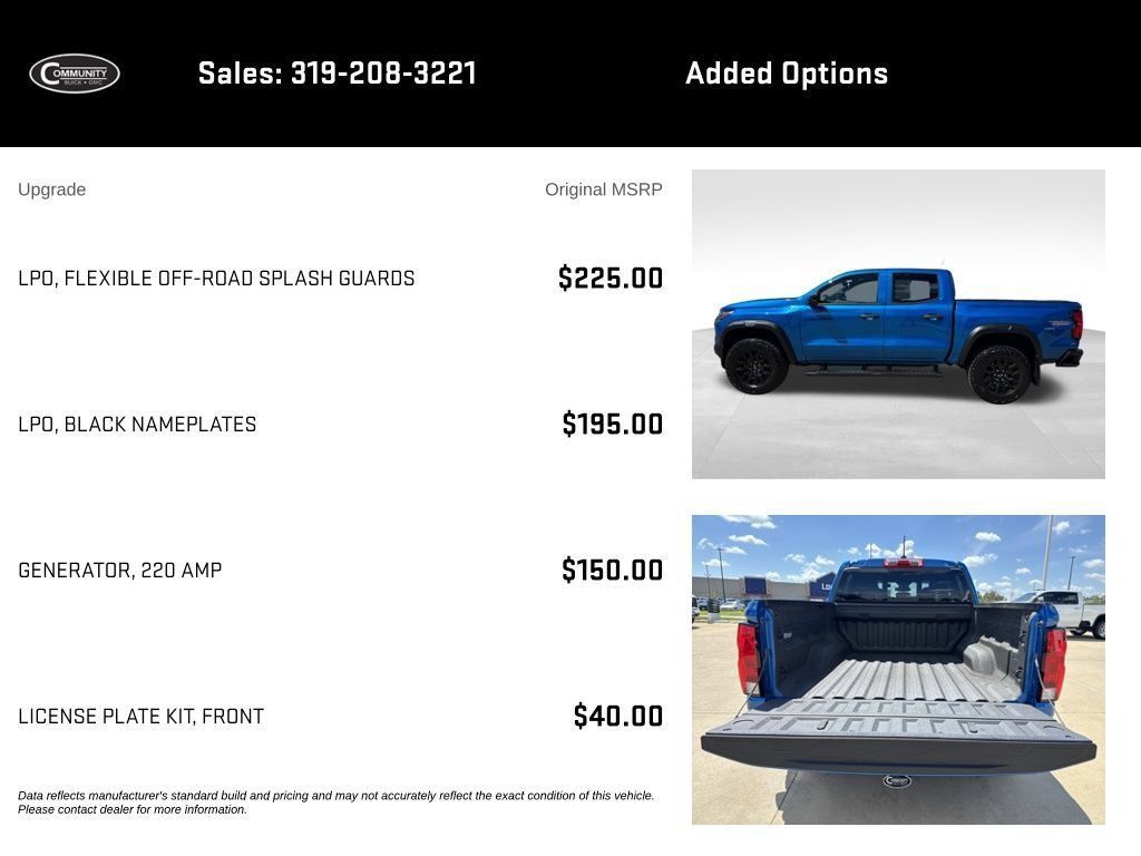 Certified 2024 Chevrolet Colorado Trail Boss w/ Advanced Trailering Package AWD/4WD image 3