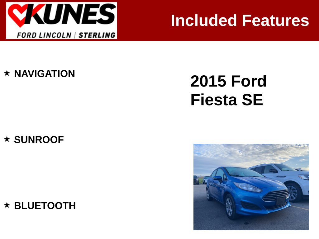 Used 2015 Ford Fiesta SE FWD image 2