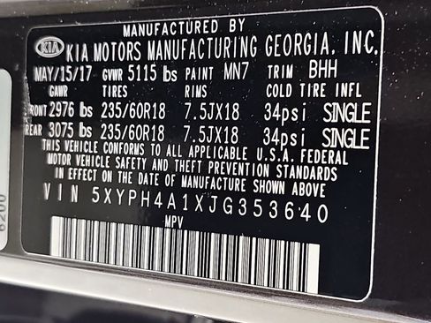 Used 2018 Kia Sorento EX w/ EX Advanced Touring Package FWD image 36