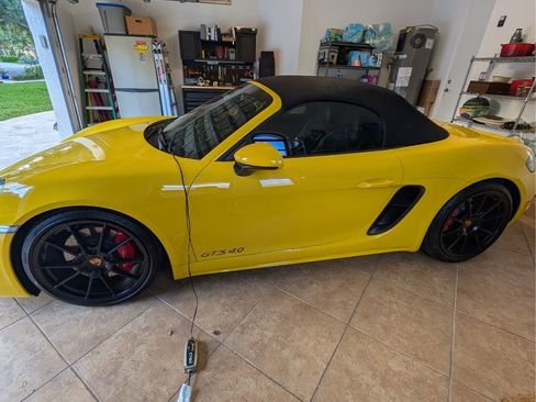 Used 2024 Porsche 718 Boxster GTS w/ GTS Interior Package RWD image 2
