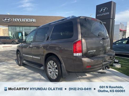 Used 2015 Nissan Armada Platinum w/ 2nd Row Captain Seat Package image 15
