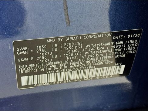 Used 2020 Subaru Outback Limited w/ Popular Package #2 image 43