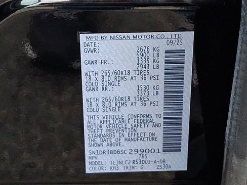 Used 2025 Nissan Pathfinder Rock Creek AWD/4WD image 25