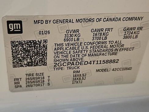 Certified 2026 Chevrolet Silverado 1500 RST RWD image 30