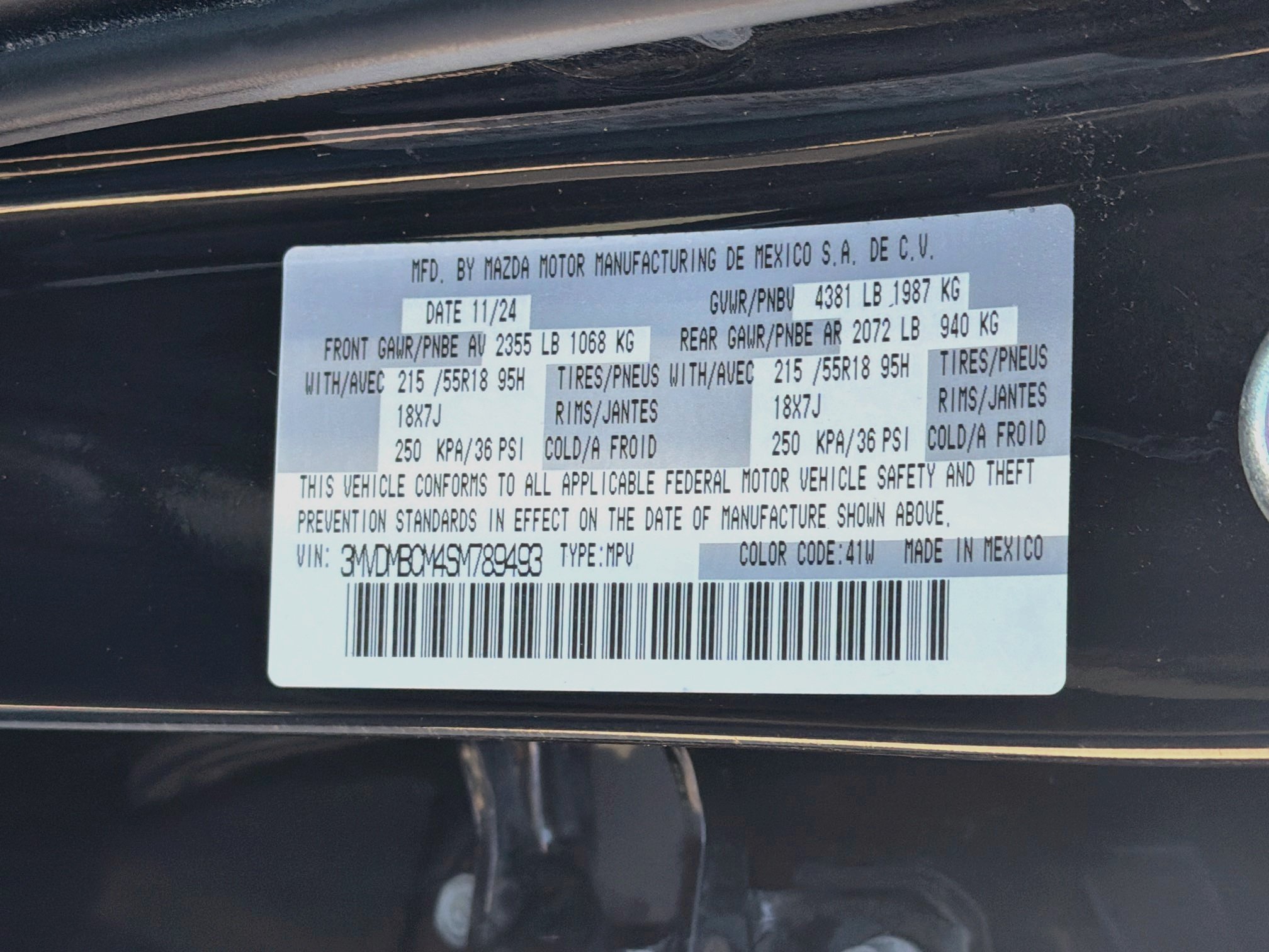 Used 2025 MAZDA CX-30 AWD 2.5 S w/ Preferred Package image 12