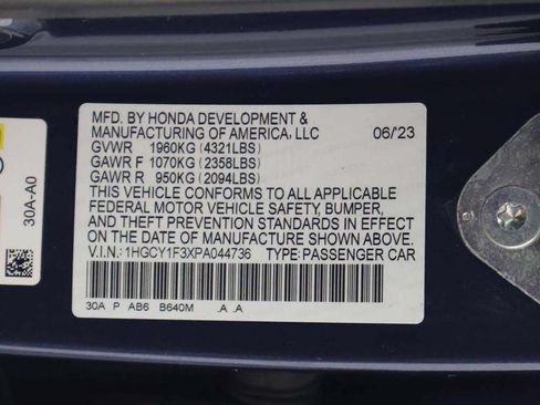 Used 2023 Honda Accord EX image 50