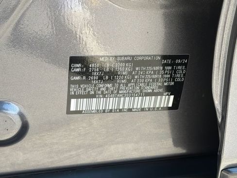 Certified 2025 Subaru Outback Limited AWD/4WD image 30