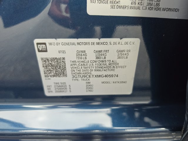Used 2021 GMC Sierra 1500 Elevation w/ X31 Off-Road Package AWD/4WD image 32