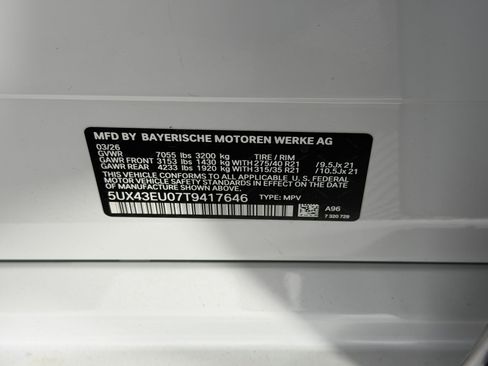 New 2026 BMW X5 xDrive50e w/ M Sport Package image 19