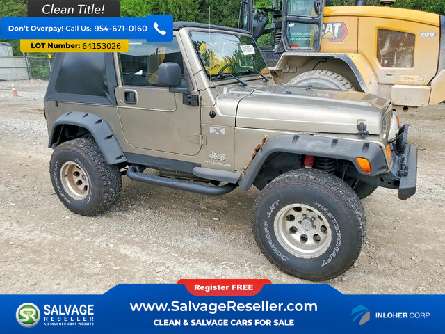 Used 2004 Jeep Wrangler X w/ Full Face Tire & Wheel Group AWD/4WD image 5