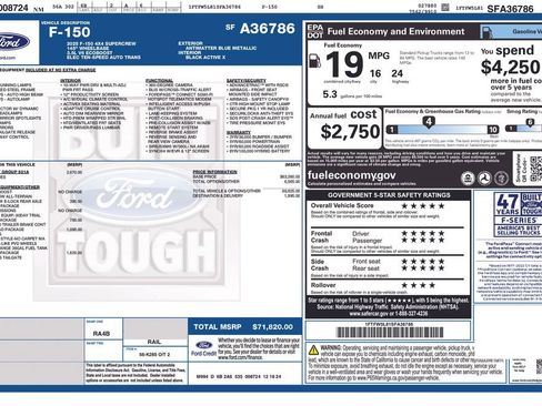 Certified 2025 Ford F150 Lariat w/ Equipment Group 501A Mid image 46