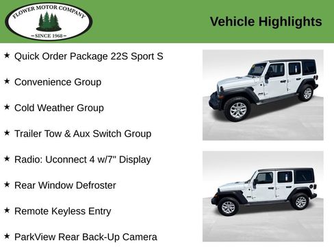 Used 2023 Jeep Wrangler Unlimited Sport AWD/4WD image 4