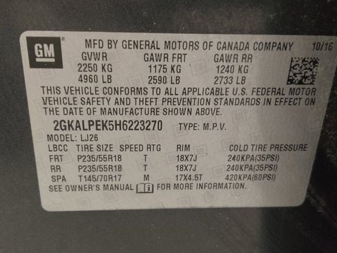 Used 2017 GMC Terrain SLT w/ Driver Alert Package I FWD image 33