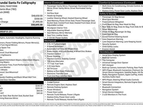 Certified 2025 Hyundai Santa Fe Calligraphy AWD/4WD image 4