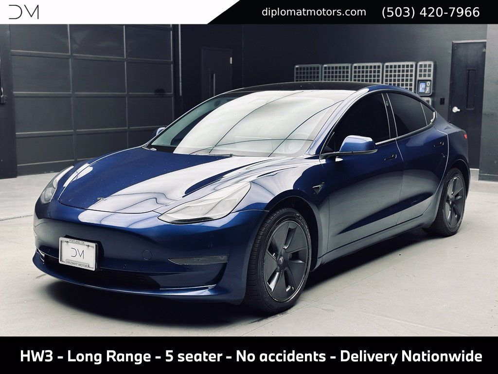 Used 2022 Tesla Model 3 Long Range AWD/4WD image 1