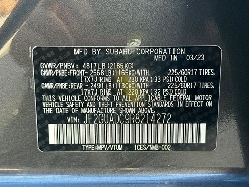 Used 2024 Subaru Crosstrek 2.0i Premium image 35