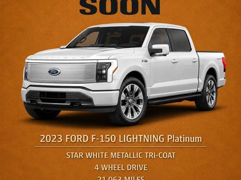 Used 2023 Ford F150 Lightning Platinum AWD/4WD image 1