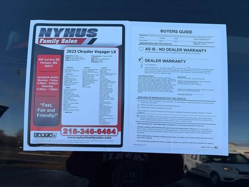 Used 2023 Chrysler Voyager LX image 50