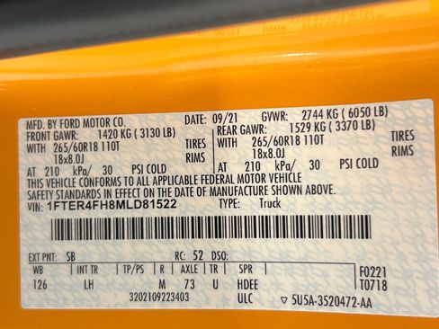 Used 2021 Ford Ranger XLT w/ Equipment Group 302A High image 21