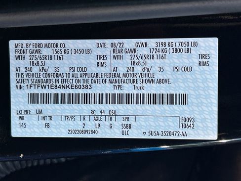 Used 2022 Ford F150 XLT w/ Equipment Group 302A High AWD/4WD image 29
