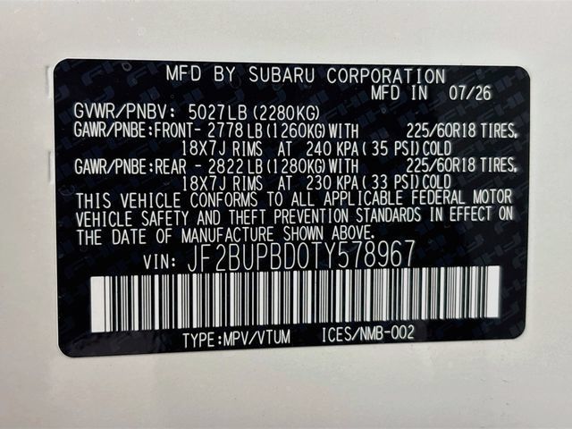 New 2026 Subaru Outback Premium AWD/4WD image 33