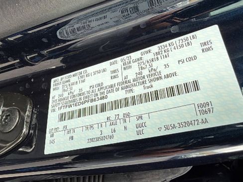 Certified 2023 Ford F150 Lariat AWD/4WD image 30