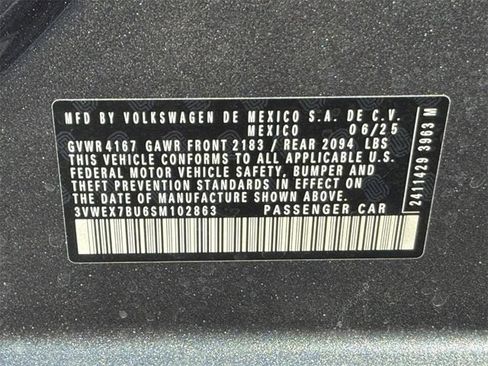 New 2025 Volkswagen Jetta SE image 17