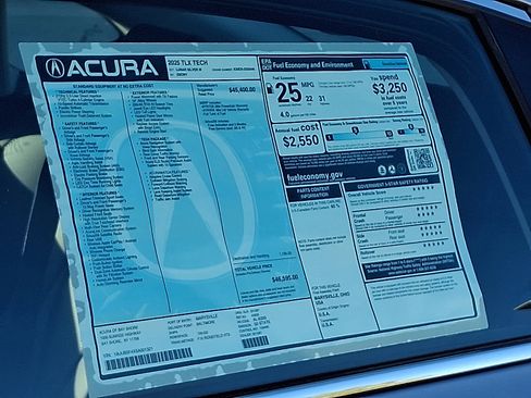 New 2025 Acura TLX w/ Technology Package image 19