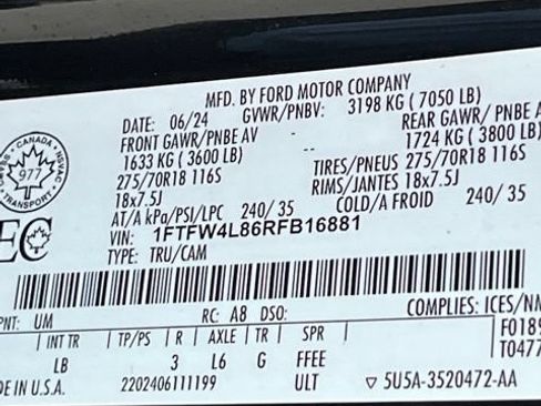 Used 2024 Ford F150 Tremor AWD/4WD image 18