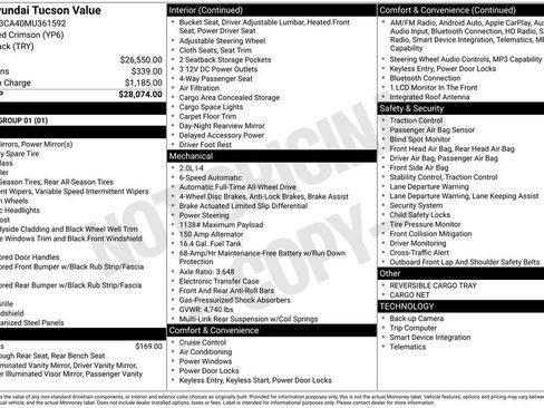 Used 2021 Hyundai Tucson Value AWD/4WD image 7