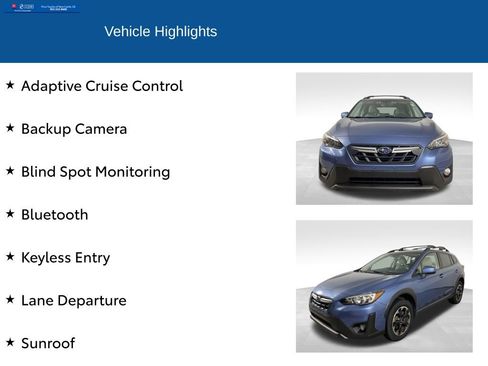 Used 2021 Subaru Crosstrek 2.0i Premium w/ Moonroof Package AWD/4WD image 2