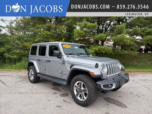 Used 2018 Jeep Wrangler Unlimited Sahara image 1