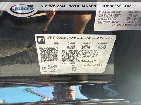 Used 2025 Chevrolet Silverado 1500 Custom AWD/4WD image 33