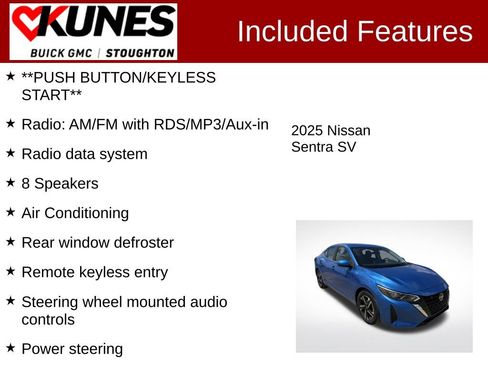 Used 2025 Nissan Sentra SV FWD image 3