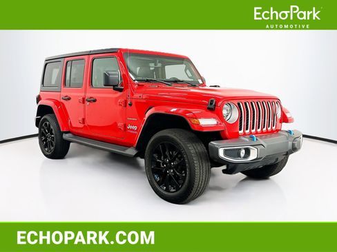Used 2022 Jeep Wrangler Sahara w/ Cold Weather Group image 1