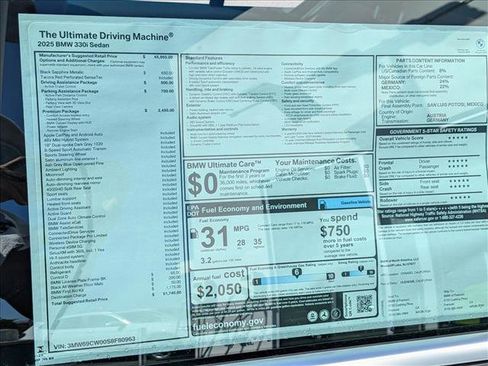 Used 2025 BMW 330i Sedan w/ Premium Package image 18