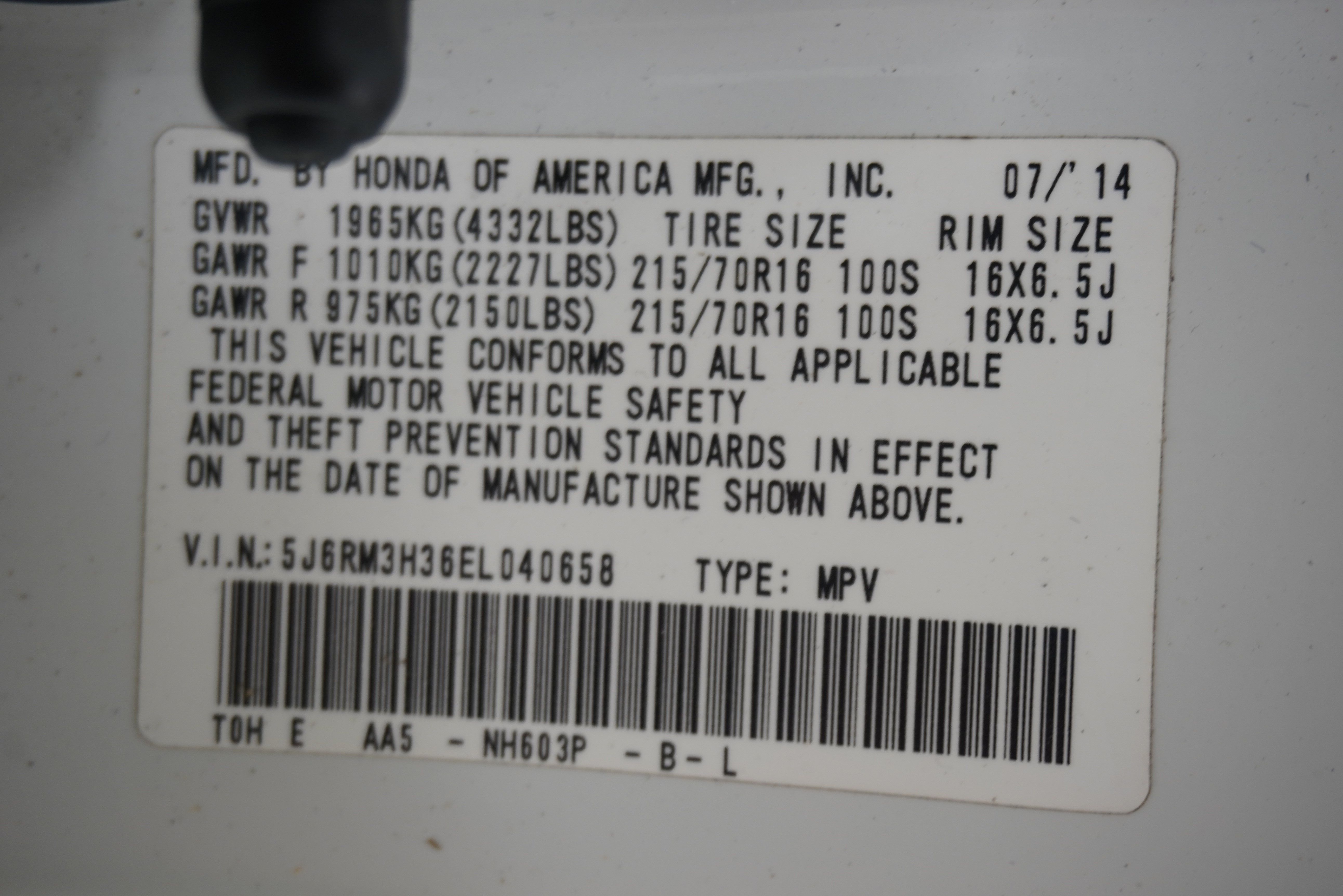 Used 2014 Honda CR-V LX image 23