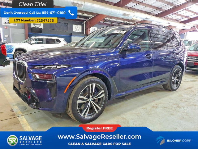 Used 2024 BMW X7 xDrive40i w/ M Sport Package AWD/4WD image 1