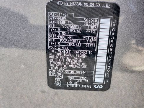 Used 2022 INFINITI QX50 Luxe AWD/4WD image 25