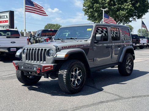 Used 2021 Jeep Wrangler Unlimited Rubicon w/ Uconnect 4C Nav & Sound Group AWD/4WD image 3