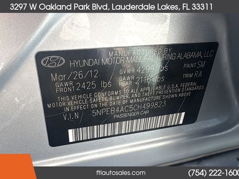 Used 2012 Hyundai Sonata GLS image 51