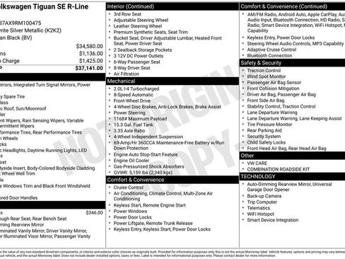 Used 2024 Volkswagen Tiguan SE R-Line image 29