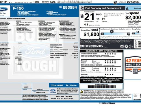 Used 2019 Ford F150 XL w/ XL Power Equipment Group RWD image 34