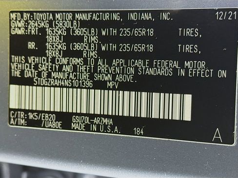 Used 2022 Toyota Highlander XLE image 21